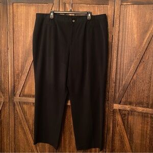 Apt. 9 Black Dress Pants Straight-Leg Tailored